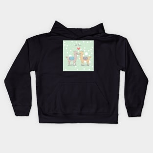 Alpacas in Love Kids Hoodie